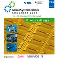 Cover: MikroSystemTechnik Kongress 2011 - VDE VERLAG