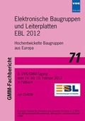 Cover: GMM-Fb. 71: Elektronische Baugruppen und Leiterplatten - EBL 2012 - VDE Verlag