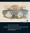 Cover: dass hinfort keine Zeit mehr sein soll - Schott Music