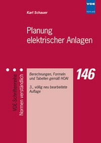 Abbildung von: Planung elektrischer Anlagen - VDE VERLAG