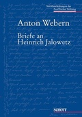 Cover: Briefe an Heinrich Jalowetz - Schott Music