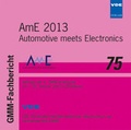Cover: AmE 2013 - VDE Verlag