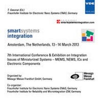 Enlarge image Cover: smart systems integration 2013 Amsterdam, The Netherlands, 13-14 March, 2013 - VDE Verlag