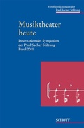 Cover: Musiktheater heute - Schott Music