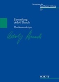Cover: Musikmanuskripte - Schott Music