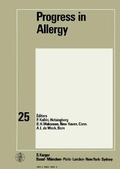Cover: Progress in Allergy Vol. 25 - S Karger AG