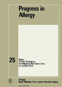 Enlarge image Cover: Progress in Allergy Vol. 25 - S Karger AG