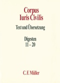 Cover: Corpus Iuris Civilis III - C.F. M&uuml;ller