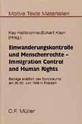 Cover: Einwanderungskontrolle und Menschenrechte /Immigration Control and Human Rights - C.F. M&uuml;ller