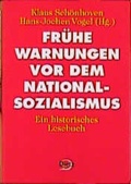 Cover: Fr&uuml;he Warnungen vor dem Nationalsozialismus - Verlag J.H.W. Dietz Nachf. GmbH