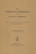 Cover: Das Eindringen der Tuberkulose und ihre rationelle Bekaempfung - S Karger AG