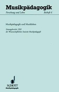 Cover: Musikp&auml;dagogik und Musikleben - Schott Music