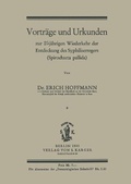 Cover: Zur 25jaehrigen Wiederkehr der Entdeckung des Syphiliserregers (Spirochaeta pallida) - S Karger AG