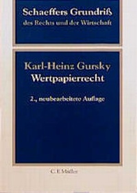 Abbildung von: Wertpapierrecht - C.F. Müller