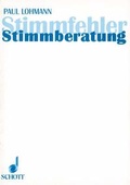 Cover: Stimmfehler - Stimmberatung - Schott Music