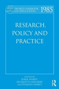 Cover: World Yearbook of Education 1985 - Routledge