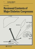 Cover: Frontiers in Diabetes / Reviewed Contents of Major Diabetes Congresses - Karger, S