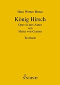 Cover: K&ouml;nig Hirsch - Schott Music