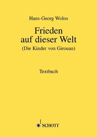 Abbildung von: Frieden auf dieser Welt - Schott Music