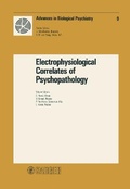 Cover: Advances in Biological Psychiatry / Electrophysiological Correlates of Psychopathology - Karger, S