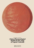 Cover: Clinico-Pharmacological Models for the Assay of Topical Corticoids - Karger, S