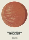 Cover: Klinisch-pharmakologische Modelle zur Pr&uuml;fung von Corticoidexterna - Karger, S