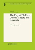 Cover: Contributions to Human Development. Siehe auch: Bibliotheca Vita Humana / The Play of Children: Current Theory and Research - Karger, S
