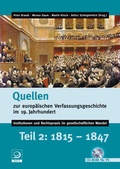 Cover: Quellen zur europ&auml;ischen Verfassungsgeschichte im 19. Jahrhundert - Verlag J.H.W. Dietz Nachf. GmbH