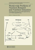 Cover: Bibliotheca Nutritio et Dieta / World-wide Problems of Nutrition Research and Nutrition Education - Karger, S
