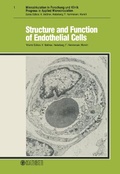 Cover: Progress in Applied Microcirculation / Structure and Function of Endothelial Cells - Karger, S