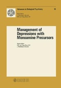 Cover: Advances in Biological Psychiatry / Management of Depressions with Monoamine Precursors - Karger, S