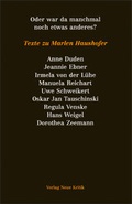 Cover: Oder war da manchmal noch etwas anderes? - Neue Kritik