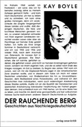 Cover: Der rauchende Berg - Neue Kritik