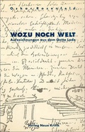 Cover: Wozu noch Welt - Neue Kritik