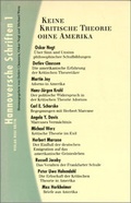 Cover: Hannoversche Schriften - Neue Kritik