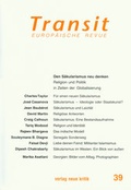 Cover: Transit 39 - Neue Kritik