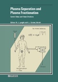 Cover: Plasma Separation and Plasma Fractionation - Karger, S