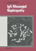 Cover: Contributions to Nephrology / IgA Mesangial Nephropathy - Karger, S