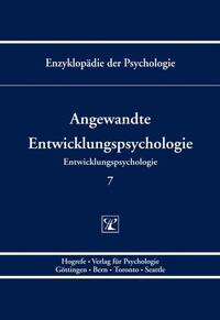 Bild: Angewandte Entwicklungspsychologie - Hogrefe