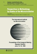 Cover: Progress in Applied Microcirculation / Perspectives in Methodology for Study of the Microcirculation - Karger, S