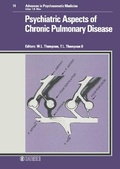 Cover: Advances in Psychosomatic Medicine / Psychiatric Aspects of Chronic Pulmonary Disease - Karger, S