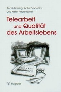 Abbildung von: Telearbeit und Qualität des Arbeitslebens - Hogrefe