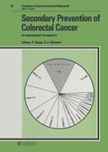 Cover: Frontiers of Gastrointestinal Research / Secondary Prevention of Colorectal Cancer - Karger, S
