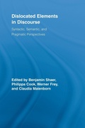 Cover: Dislocated Elements in Discourse - Routledge