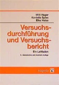 Cover: Versuchsdurchf&uuml;hrung und Versuchsbericht - Hogrefe