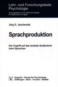 Abbildung von: Sprachproduktion - Hogrefe