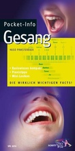 Cover: Pocket-Info Gesang - Schott Music