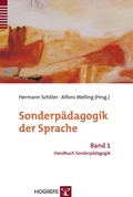 Bild: Sonderpädagogik der Sprache - Hogrefe