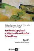 Abbildung von: Sonderpädagogik der sozialen und emotionalen Entwicklung - Hogrefe