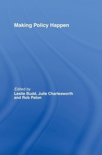 Enlarge image Cover: Making Policy Happen - Routledge